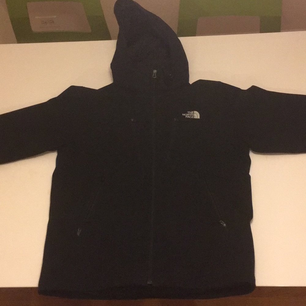 North Face M L Winter Jacket with removable hood